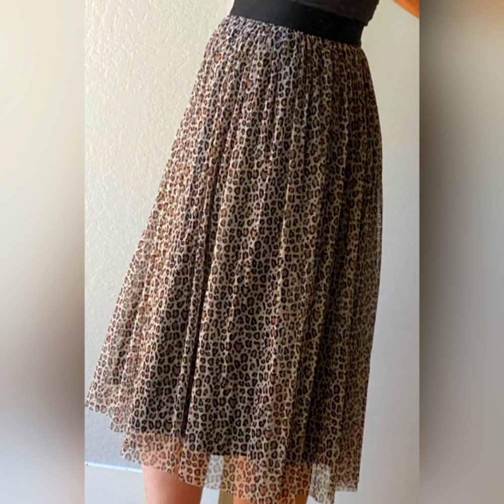 A New Day Leopard Tulle Ballerina Skirt